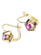  Vintage Schmuck Amethyst 14 Karat Gelbgold vec018y